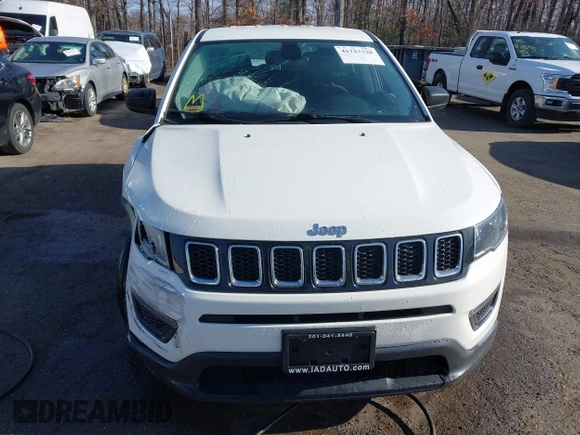 2021 Jeep Compass Freedom with VIN 3C4NJDAB7MT510591, listed as a IAAI auction lot 41723328 with 78,436 mi miles and . Bid and sale history available at carsss.com. Image 12.