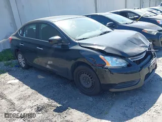 2014 Nissan Sentra SV with VIN 3N1AB7AP7EL697215, listed as a IAAI auction lot 41903464 with 124,977 mi miles. Bid and sale history available at carsss.com. Image 1.