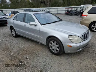 2001 Mercedes-Benz S-Class with VIN WDBNG75JX1A159582, listed as a Copart auction lot 88514775 with 114,592 mi miles and Clean Title. Bid and sale history available at carsss.com. Image 4.
