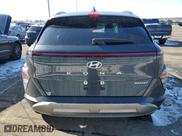 2024 Hyundai Kona Limited with VIN KM8HECA3XRU131811, listed as a Copart auction lot 45565475 with 13,089 mi miles and Salvage Title. Bid and sale history available at carsss.com. Image 6.