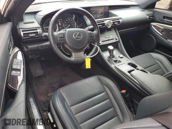 2022 Lexus RC 350 z VIN JTHDZ5BC0N5026263, wystawiony jako Copart lot #85343754 z przebiegiem 26 287 mil mil oraz Szkoda całkowita • Salvage title. Historia ofert i sprzedaży dostępna na DreamBid. Obrazek 8.