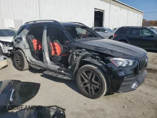 2023 Mercedes-Benz GLE 53 AMG with VIN 4JGFB6BB1PA902601, listed as a Copart auction lot 78599404 with 44,989 mi miles and Salvage title. Bid and sale history available at DreamBid. Image 4.