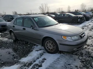 2005 Saab 9-5 Arc with VIN YS3ED49A153521062, listed as a Copart auction lot 83991964 with 107,668 mi miles and Salvage Title. Bid and sale history available at carsss.com. Image 4.