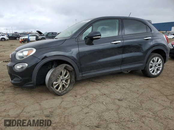 2016 FIAT 500X Easy z VIN ZFBCFYBT0GP364814, wystawiony jako Copart lot #53196965 z przebiegiem 90 990 mil mil oraz Czysty tytuł • Clean title. Historia ofert i sprzedaży dostępna na DreamBid. Obrazek 1.