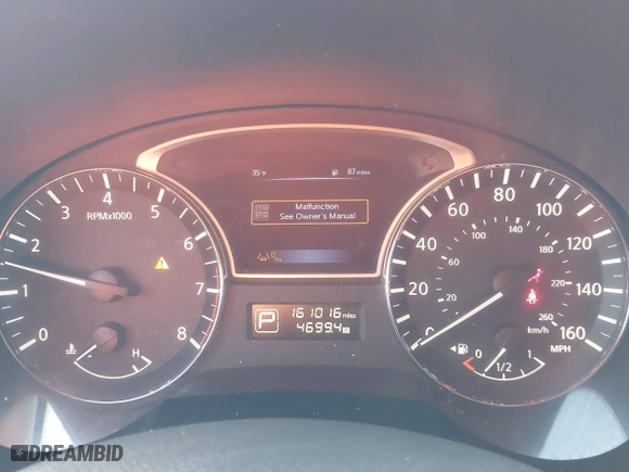 2015 Nissan Altima 2.5 S with VIN 1N4AL3AP6FC597080, listed as a IAAI auction lot 41961345 with 161,016 mi miles. Bid and sale history available at carsss.com. Image 7.