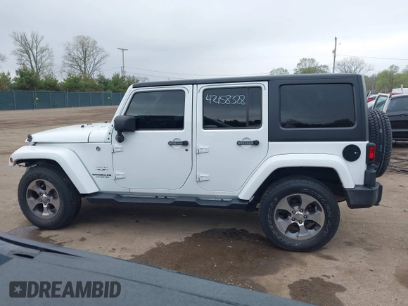 2016 Jeep Wrangler Unlimited Sahara с VIN 1C4HJWEG8GL345391, выставлен на аукционе IAAI как лот 42158328 с пробегом 61 020 миль миль и . История ставок и продаж доступна на DreamBid. Изображение 14.