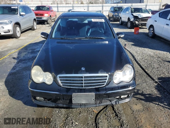 2006 Mercedes-Benz C 230 Sport with VIN WDBRF52H76A895770, listed as a Copart auction lot 41414335 with 206,996 mi miles and Salvage Title. Bid and sale history available at carsss.com. Image 5.