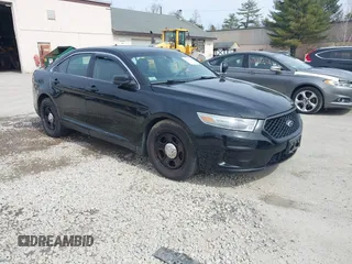 2013 Ford Sedan Police Interceptor with VIN 1FAHP2M8XDG175871, listed as a IAAI auction lot 41898445 with 162,096 mi miles. Bid and sale history available at carsss.com. Image 1.