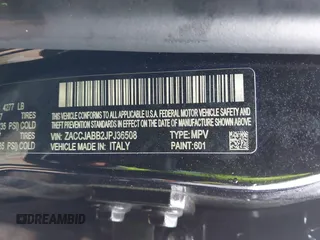 2018 Jeep Renegade Latitude z VIN ZACCJABB2JPJ36508, wystawiony jako IAAI lot #41571789 z przebiegiem 119 128 mil mil oraz . Historia ofert i sprzedaży dostępna na DreamBid. Obrazek 9.
