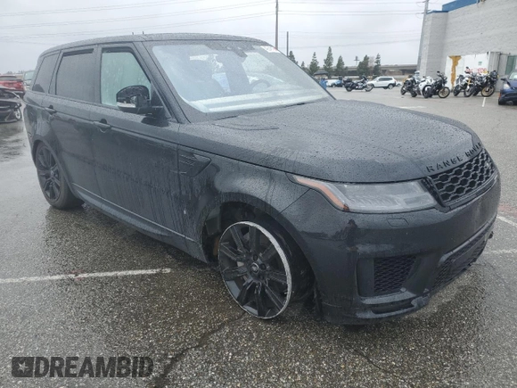 2021 Land Rover Range Rover Sport HSE Silver Edition with VIN SALWR2SU6MA755710, listed as a Copart auction lot 49348185 with 42,871 mi miles and Salvage title. Bid and sale history available at DreamBid. Image 4.