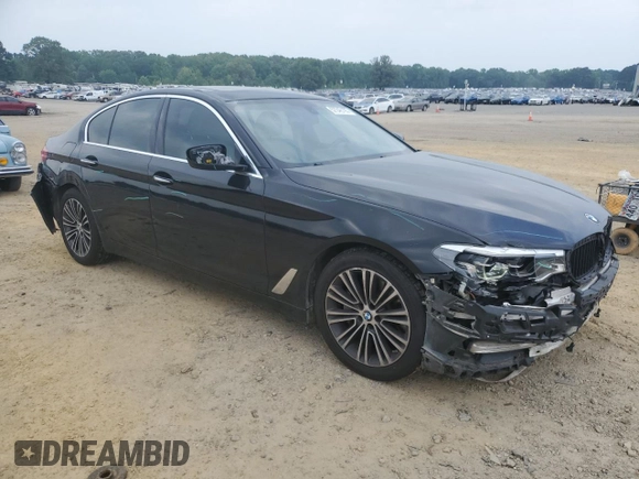 2017 BMW 5 Series 540i with VIN WBAJE5C31HG915206, listed as a Copart auction lot 57346195 with 84,427 mi miles and Salvage title. Bid and sale history available at DreamBid. Image 4.