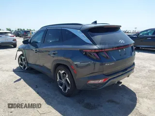 2023 Hyundai Tucson Limited with VIN 5NMJE3AE7PH202376, listed as a IAAI auction lot 42302364 with 55,696 mi miles and . Bid and sale history available at DreamBid. Image 3.