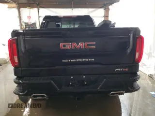 2021 GMC Sierra 1500 AT4 with VIN 3GTU9EET9MG326162, listed as a Copart auction lot 79265244 with 0 mi miles and Salvage Title. Bid and sale history available at carsss.com. Image 6.