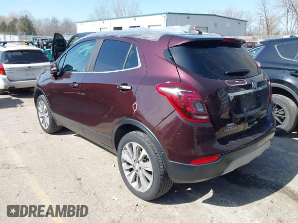 2017 Buick Encore Preferred with VIN KL4CJESB9HB056518, listed as a IAAI auction lot 41745360 with 133,061 mi miles. Bid and sale history available at carsss.com. Image 3.
