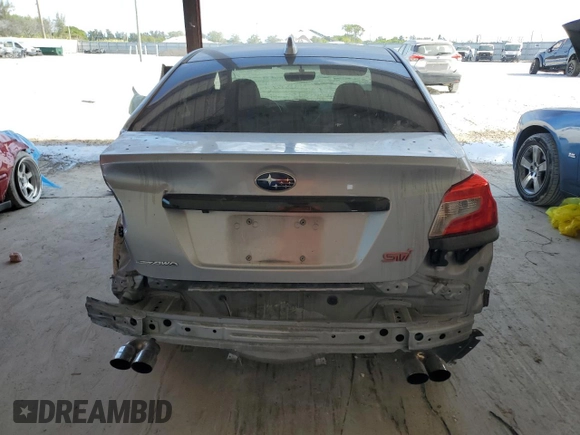 2017 Subaru WRX STI with VIN JF1VA2M6XH9817941, listed as a Copart auction lot 55410095 with 120,263 mi miles and Salvage title. Bid and sale history available at DreamBid. Image 6.