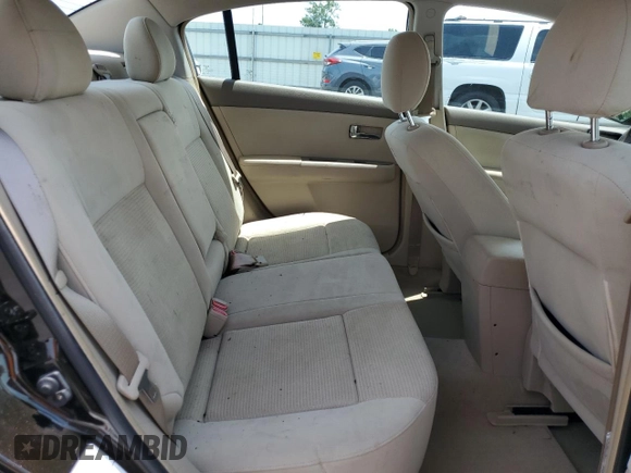 2010 Nissan Sentra SL with VIN 3N1AB6AP1AL602975, listed as a Copart auction lot 60438595 with 142,043 mi miles and Salvage title. Bid and sale history available at DreamBid. Image 10.