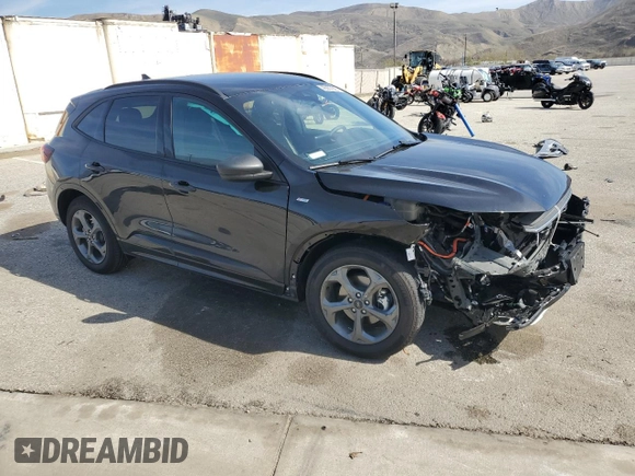 2024 Ford Escape ST-Line with VIN 1FMCU0MZ6RUA50770, listed as a Copart auction lot 46007925 with 7,665 mi miles and Salvage Title. Bid and sale history available at DreamBid. Image 4.