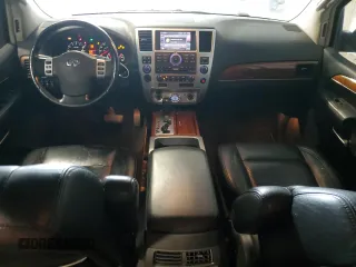 2008 Infiniti QX56 z VIN 5N3AA08D98N909588, wystawiony jako Copart lot #54063755 z przebiegiem 150 723 mil mil oraz Czysty tytuł • Clean title. Historia ofert i sprzedaży dostępna na DreamBid. Obrazek 8.