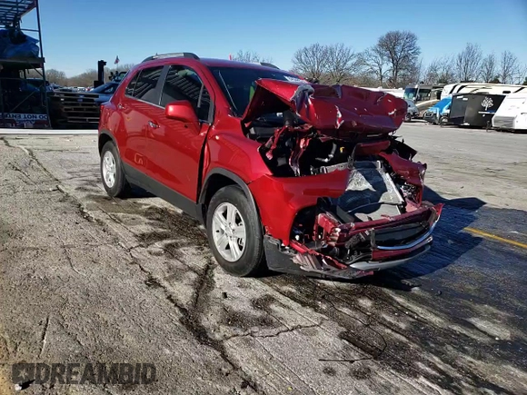 2020 Chevrolet Trax LT with VIN 3GNCJLSB2LL235816, listed as a Copart auction lot 84548574 with 19,017 mi miles and Salvage Title. Bid and sale history available at DreamBid. Image 14.