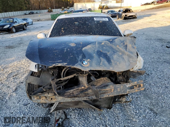 2008 BMW 3 Series 335i with VIN WBAVB77508NM06155, listed as a Copart auction lot 88689615 with 0 mi miles and Salvage Title. Bid and sale history available at carsss.com. Image 5.