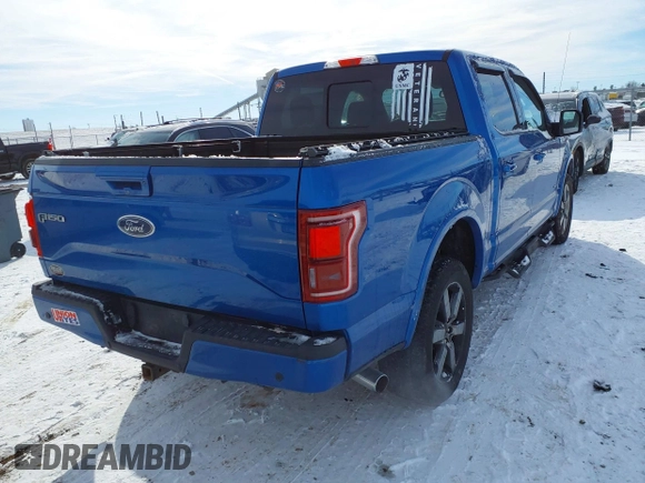 2015 Ford F-150 XLT with VIN 1FTEW1EG6FFA09095, listed as a IAAI auction lot 41574955 with 87,273 mi miles and . Bid and sale history available at DreamBid. Image 4.