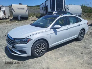 2019 Volkswagen Jetta SEL with VIN 3VWE57BU0KM055058, listed as a Copart auction lot 60492165 with 59,828 mi miles and Salvage title. Bid and sale history available at DreamBid. Image 1.
