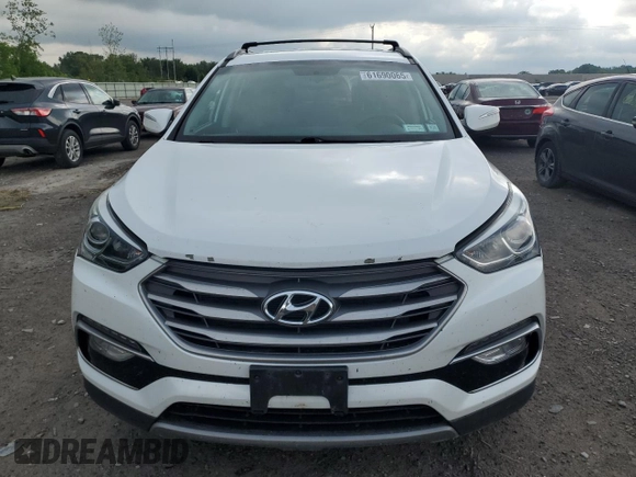 2018 Hyundai Santa Fe 2.4L with VIN 5NMZUDLB9JH073417, listed as a Copart auction lot 61690065 with 170,615 mi miles and Salvage title. Bid and sale history available at DreamBid. Image 5.