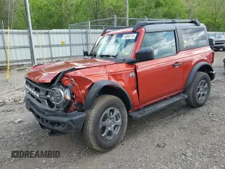 2024 Ford Bronco Big Bend с VIN 1FMDE7AH8RLB10818, выставлен на аукционе Copart как лот 54044715 с пробегом 5 330 миль миль и Списание • Salvage title. История ставок и продаж доступна на DreamBid. Изображение 1.