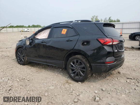 2023 Chevrolet Equinox RS z VIN 3GNAXWEG0PL131877, wystawiony jako Copart lot #58367675 z przebiegiem 27 473 mil mil oraz Szkoda całkowita • Salvage title. Historia ofert i sprzedaży dostępna na DreamBid. Obrazek 2.