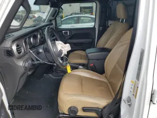 2019 Jeep Wrangler Unlimited Rubicon with VIN 1C4HJXFG6KW642011, listed as a Copart auction lot 53132185 with 67,435 mi miles and Salvage title. Bid and sale history available at DreamBid. Image 7.