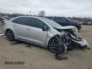 2021 Toyota Corolla SE with VIN 5YFP4MCE8MP073677, listed as a Copart auction lot 48696285 with Not Provided miles and Salvage Title. Bid and sale history available at carsss.com. Image 4.