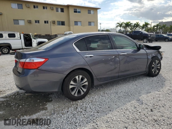 2014 Honda Accord Sedan LX with VIN 1HGCR2F3XEA211158, listed as a Copart auction lot 47199805 with 51,789 mi miles and Salvage Title. Bid and sale history available at carsss.com. Image 3.
