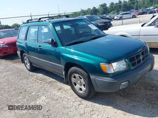 1999 Subaru Forester L with VIN JF1SF6353XH717074, listed as a IAAI auction lot 42697187 with 158,188 mi miles and . Bid and sale history available at DreamBid. Image 1.