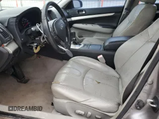 2007 Infiniti G35 Journey with VIN JNKBV61E67M725255, listed as a Copart auction lot 76251064 with 214,985 mi miles and Salvage Title. Bid and sale history available at DreamBid. Image 7.