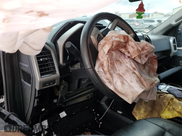2019 Ford F-150 XL with VIN 1FTEW1E43KFC82737, listed as a Copart auction lot 80431014 with 0 mi miles and Non Repairable. Bid and sale history available at carsss.com. Image 9.
