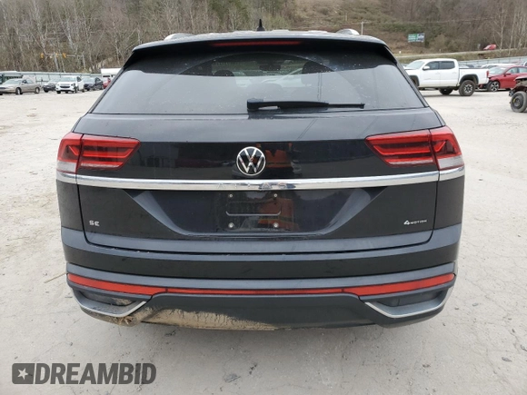 2023 Volkswagen Atlas SE with VIN 1V2LC2CA4PC227994, listed as a Copart auction lot 82517774 with 22,375 mi miles and Salvage title. Bid and sale history available at DreamBid. Image 6.