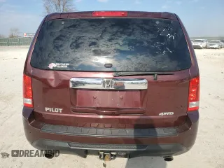 2013 Honda Pilot EX-L with VIN 5FNYF4H5XDB024483, listed as a Copart auction lot 48504835 with 214,652 mi miles and Salvage Title. Bid and sale history available at carsss.com. Image 6.