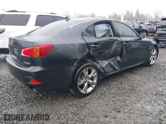 2009 Lexus IS 250 with VIN JTHBK262792084549, listed as a IAAI auction lot 41835760 with 151,234 mi miles and . Bid and sale history available at DreamBid. Image 4.