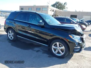 2016 Mercedes-Benz GLE 350 with VIN 4JGDA5HB5GA727166, listed as a IAAI auction lot 42299777 with 106,357 mi miles and . Bid and sale history available at DreamBid. Image 1.