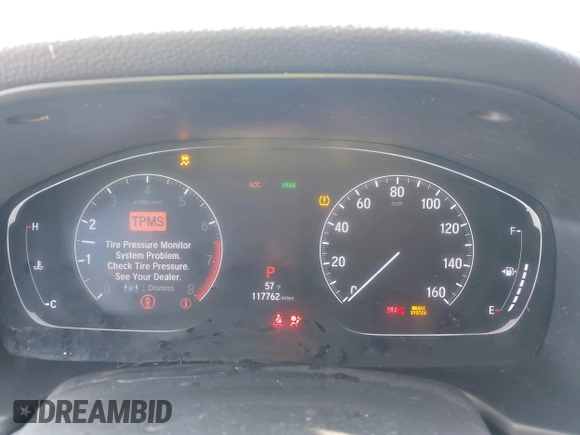 2019 Honda Accord Sport with VIN 1HGCV1F37KA032688, listed as a IAAI auction lot 42090157 with 117,762 mi miles and . Bid and sale history available at DreamBid. Image 7.
