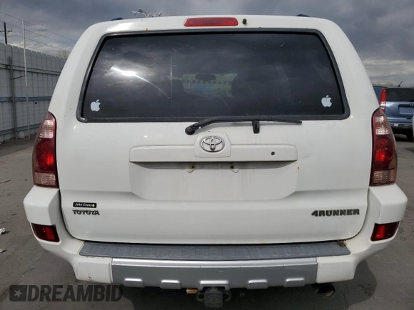2004 Toyota 4Runner SR5 with VIN JTEBU14R340025309, listed as a Copart auction lot 53566625 with 210,629 mi miles and Clean title. Bid and sale history available at DreamBid. Image 6.