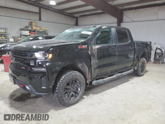 2020 Chevrolet Silverado 1500 LT Trail Boss with VIN 1GCPYFEL4LZ325697, listed as a Copart auction lot 45790275 with 22,737 mi miles and Salvage Title. Bid and sale history available at carsss.com. Image 1.