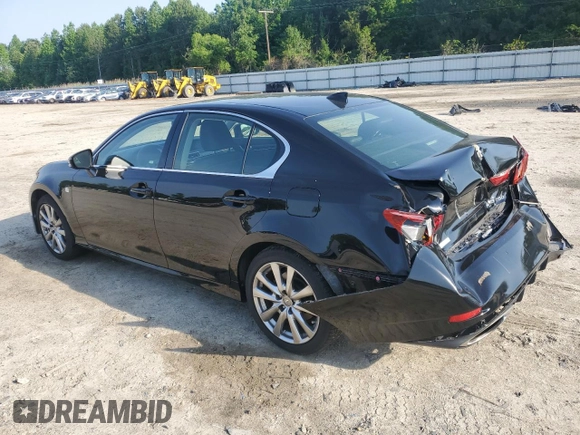 2015 Lexus GS 350 with VIN JTHCE1BL1FA002725, listed as a Copart auction lot 57099205 with 24,663 mi miles and Salvage title. Bid and sale history available at DreamBid. Image 2.