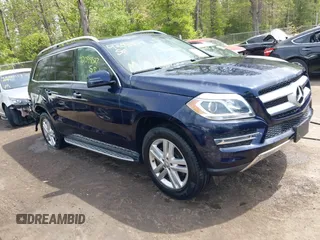 2015 Mercedes-Benz GL-Class GL 450 with VIN 4JGDF6EE8FA542288, listed as a IAAI auction lot 42098527 with 115,312 mi miles. Bid and sale history available at carsss.com. Image 1.