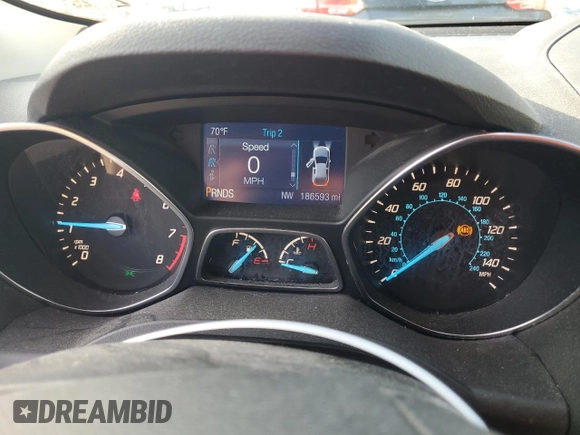 2014 Ford Escape SE with VIN 1FMCU0GX0EUD64547, listed as a Copart auction lot 85126944 with 186,593 mi miles and Salvage Title. Bid and sale history available at carsss.com. Image 9.