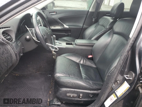2009 Lexus IS 250 with VIN JTHBK262695100819, listed as a Copart auction lot 50980215 with 205,237 mi miles and Salvage Title. Bid and sale history available at DreamBid. Image 7.