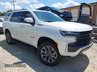 2024 Chevrolet Tahoe Z71 with VIN 1GNSKPKD5RR333063, listed as a IAAI auction lot 42199528 with 20,444 mi miles and . Bid and sale history available at DreamBid. Image 1.