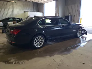 2014 BMW 7 Series 740Li xDrive with VIN WBAYF4C59ED281857, listed as a Copart auction lot 46331045 with 154,696 mi miles and Salvage Title. Bid and sale history available at carsss.com. Image 3.