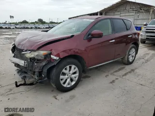 2012 Nissan Murano S with VIN JN8AZ1MU9CW114078, listed as a Copart auction lot 64973924 with 122,568 mi miles and Salvage Title. Bid and sale history available at carsss.com. Image 1.