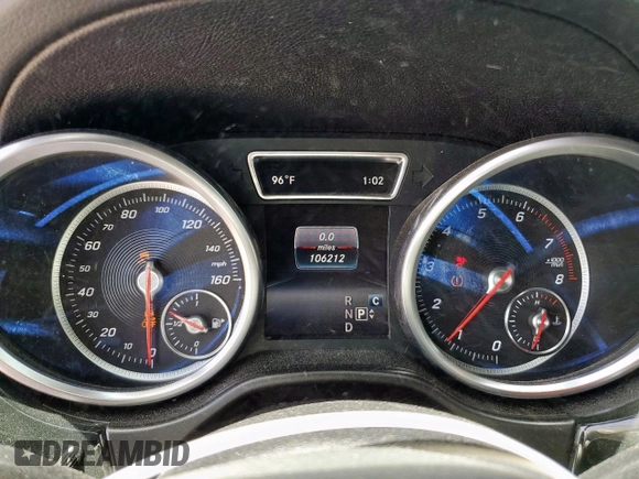 2017 Mercedes-Benz GLS 450 with VIN 4JGDF6EE2HA894088, listed as a Copart auction lot 57119545 with 106,212 mi miles and Salvage title. Bid and sale history available at DreamBid. Image 9.